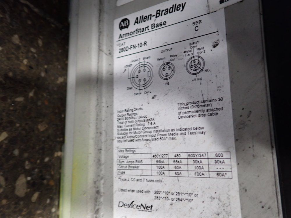 Allen-bradley Control Module - 280d-f127-10c-grw-3-p1