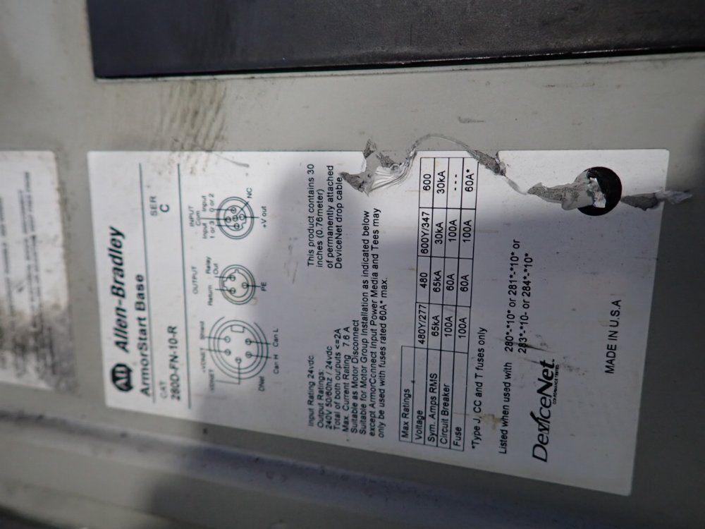 Allen-bradley Control Module - 280d-f127-10c-grw-3-p1