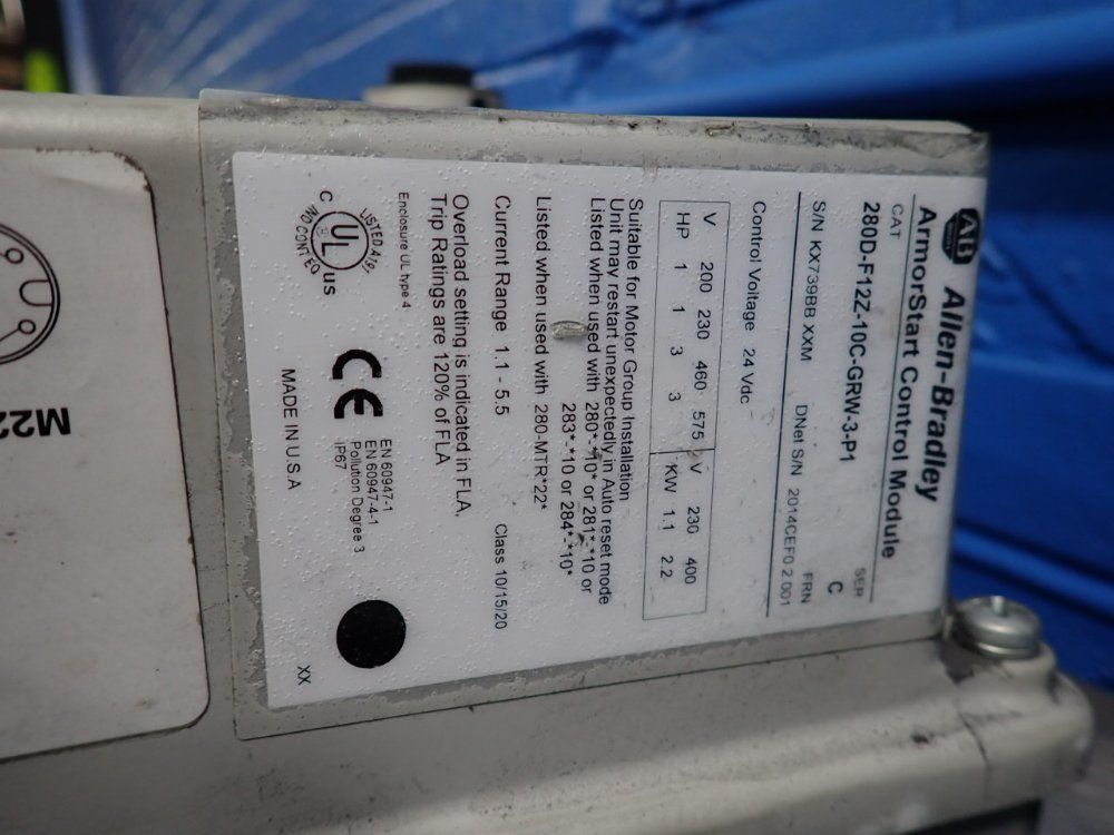 Allen-bradley Control Module - 280d-f127-10c-grw-3-p1