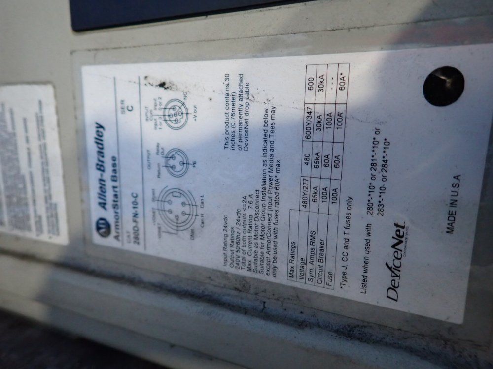 Allen-bradley Control Module - 280d-f127-10c-grw-3-p1