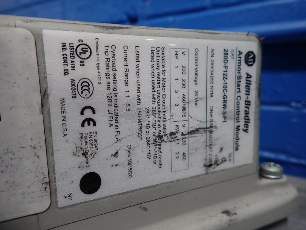 Allen-bradley Control Module - 280d-f127-10c-grw-3-p1