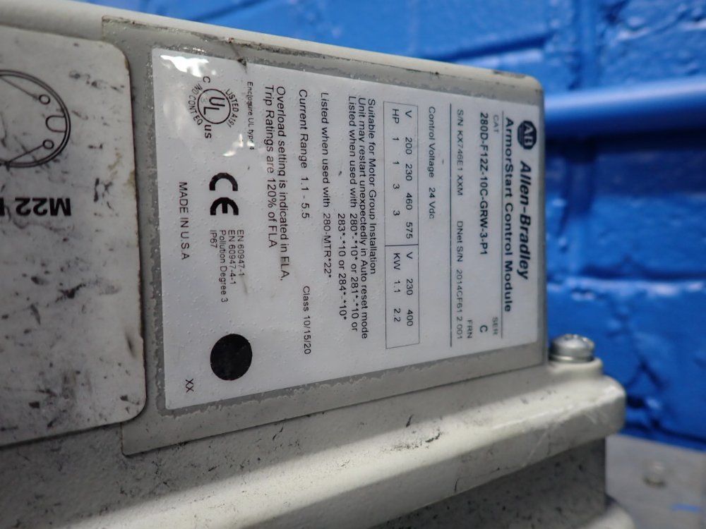 Allen-bradley Control Module - 280d-f127-10c-grw-3-p1