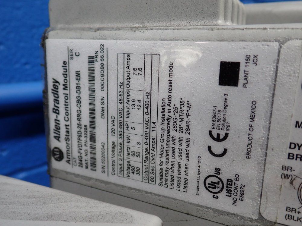 Allen-bradley Control Module - 284g-fvd7p6d-rrg-cbg-dbi-emi