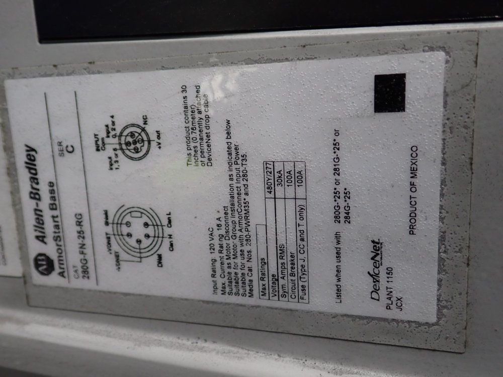 Allen-bradley Control Module - 284g-fvd7p6d-rrg-cbg-dbi-emi