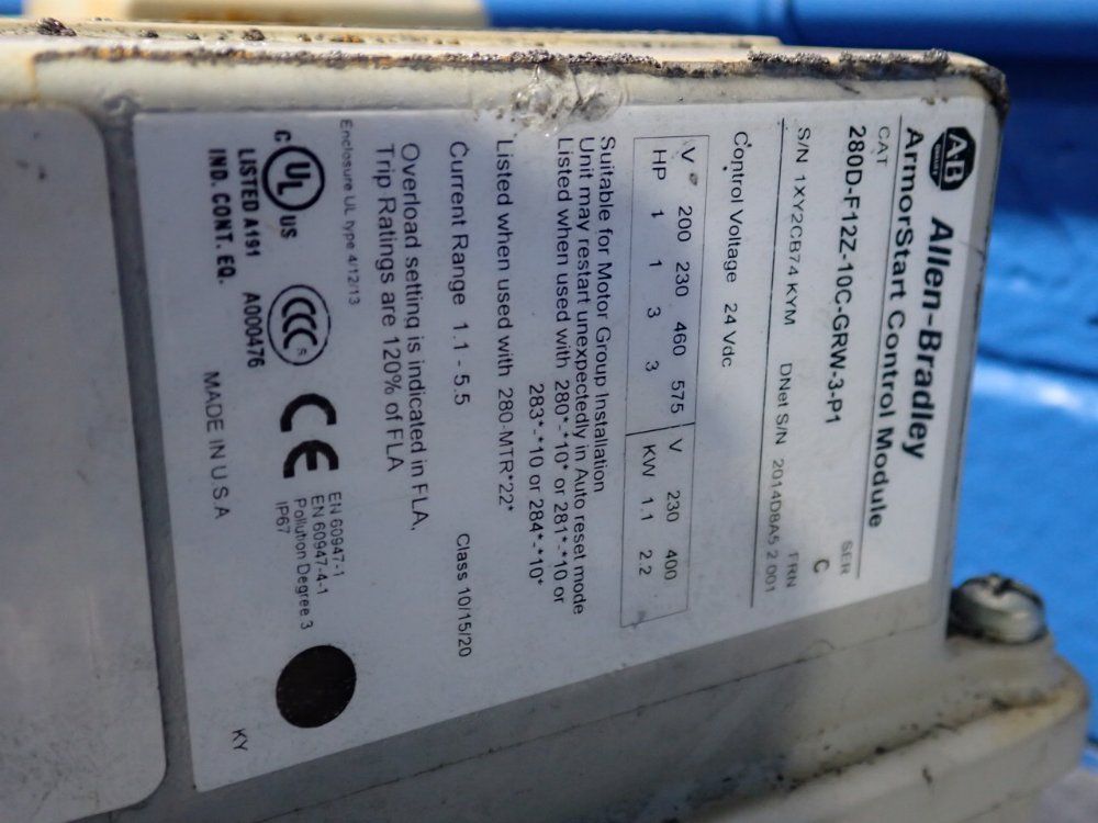 Allen-bradley Control Module - 280d-f127-10c-grw-3-p1