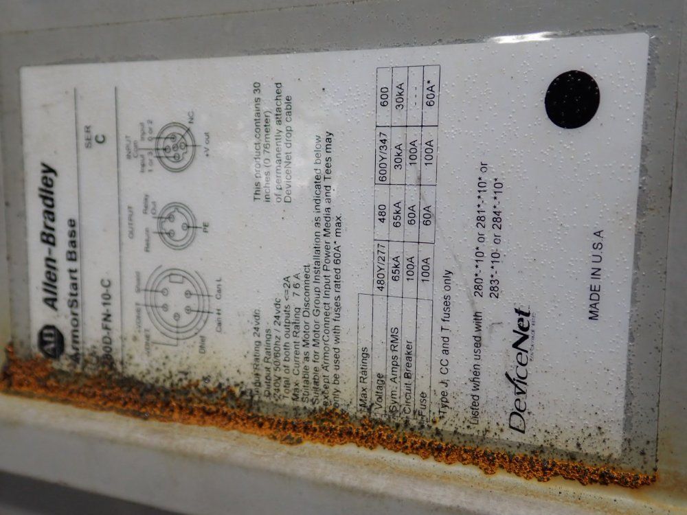 Allen-bradley Control Module - 280d-f127-10c-grw-3-p1