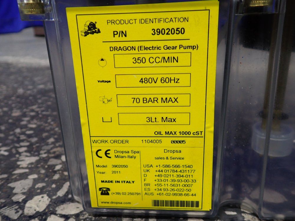 Dropsa Spa Drogon (electrical Gear Pump) - 3902050