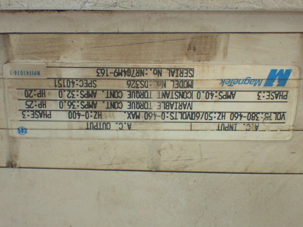 Magnetek 25hp Drive Unit - Ds326