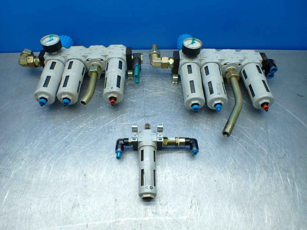 Festo 3pcs Pneumatic Assembly Lot