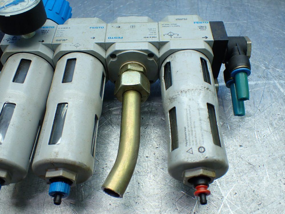 Festo 3pcs Pneumatic Assembly Lot