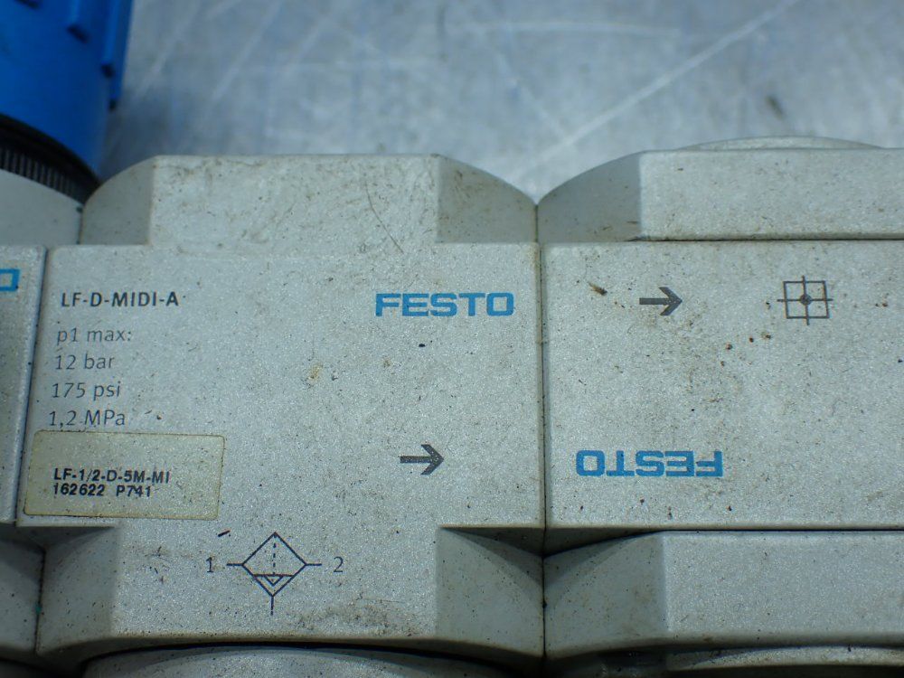Festo 3pcs Pneumatic Assembly Lot