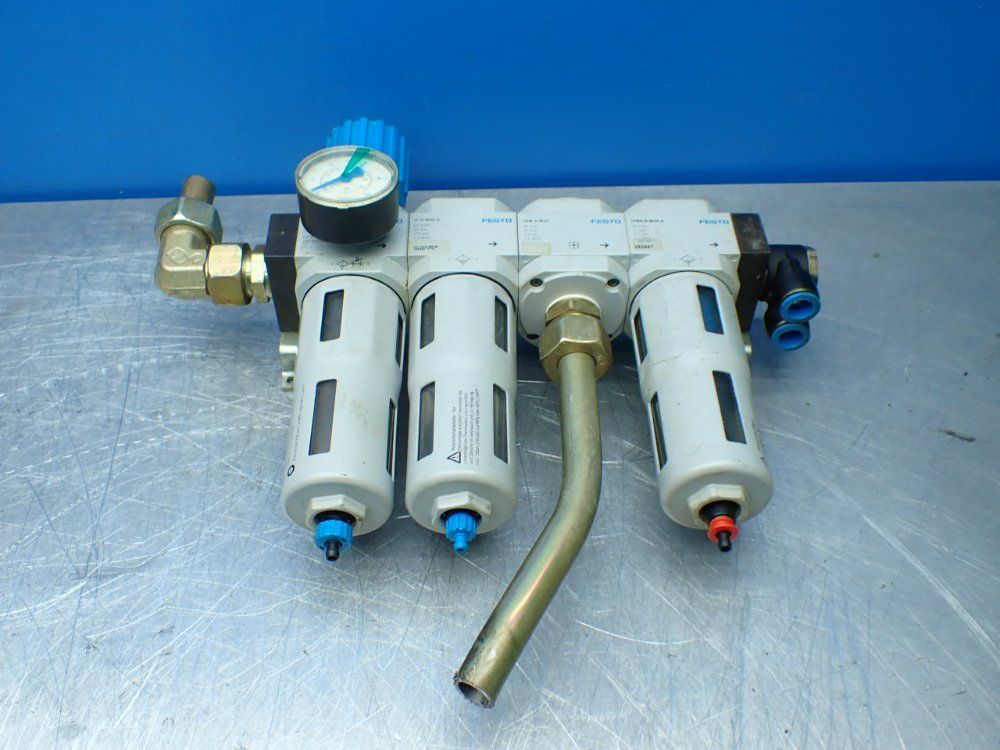 Festo 3pcs Pneumatic Assembly Lot