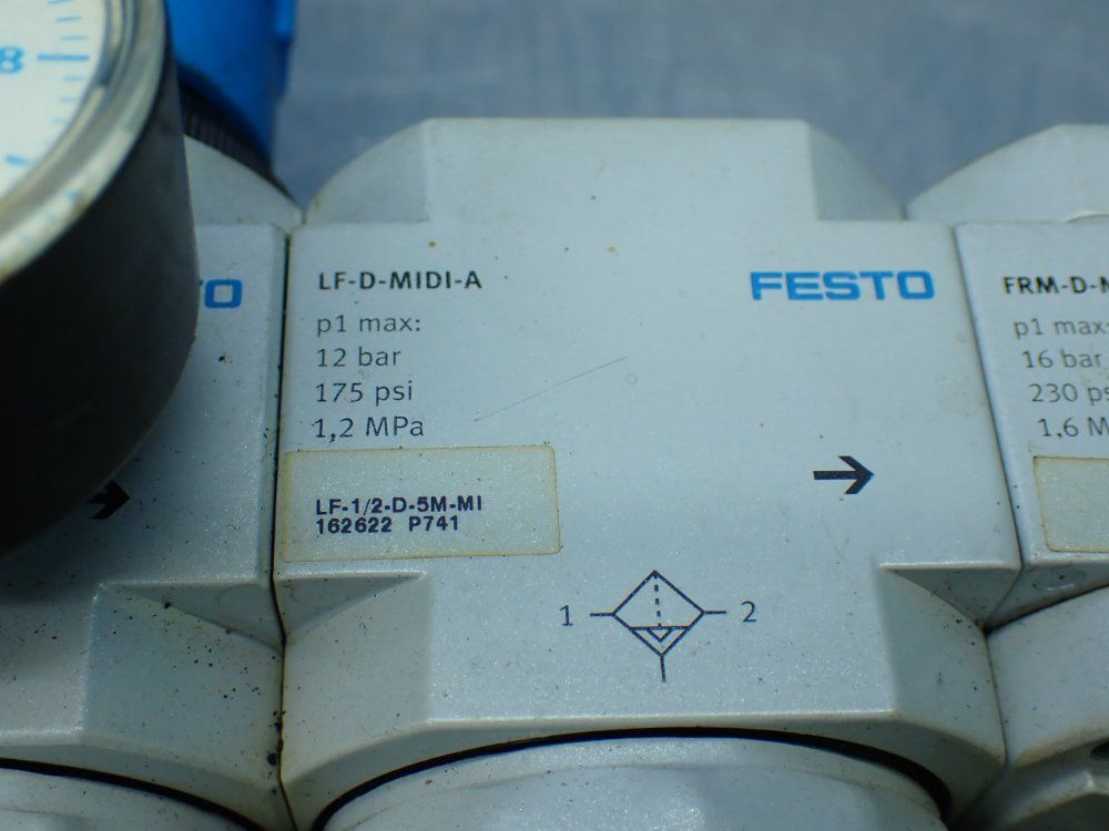Festo 3pcs Pneumatic Assembly Lot