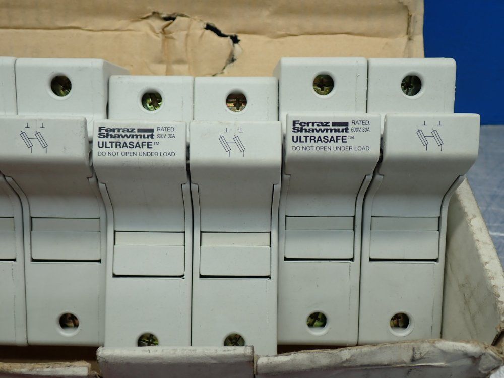 Ferraz Shawmut Ultrasafe Class-j Fuseholder, 6pcs - Us3j2