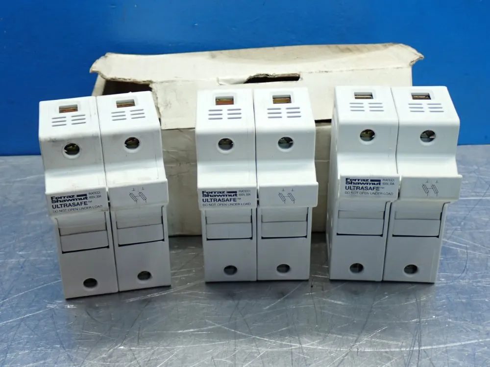 Ferraz Shawmut Ultrasafe Class-j Fuseholder, 3pcs - Us3j2