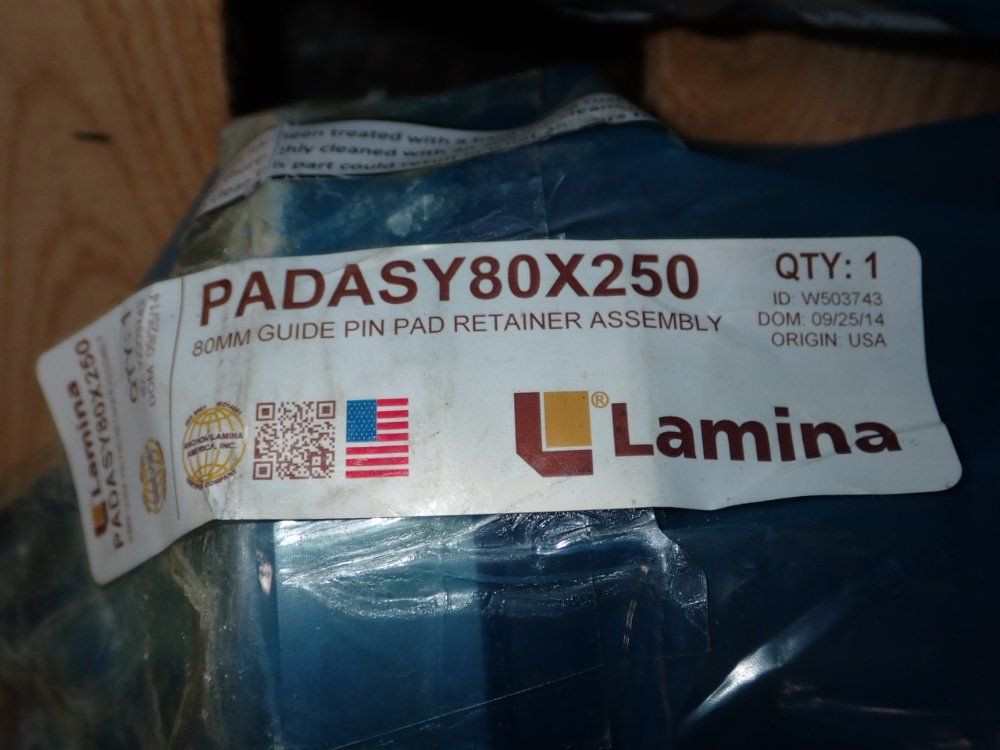Lamina 80mm Pin Pad Retainer Assembly - Pada5480x250