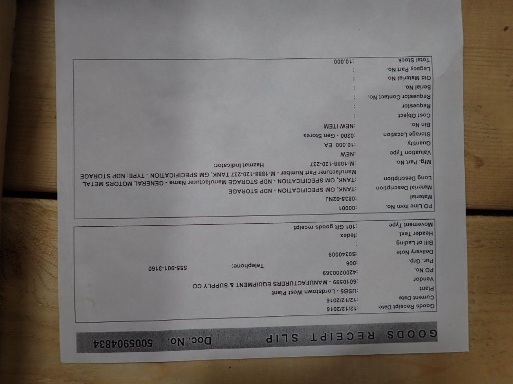 Hyson Pressure Tank - 0835-02nj