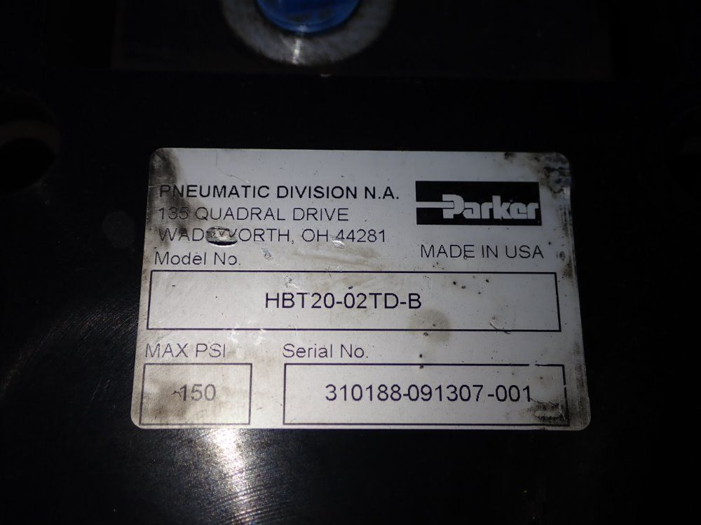 Parker Cylinder - Hbt20-02td-b