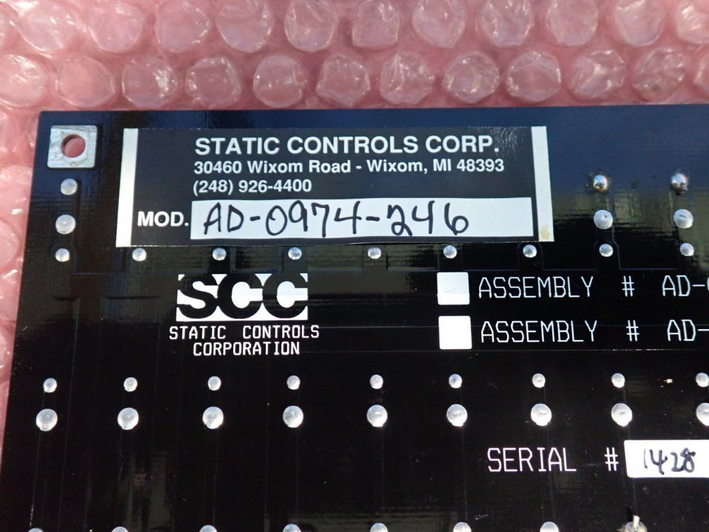 Static Controls Corp Printed Circuit Board - Ad-0974-246
