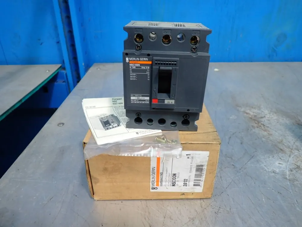 Merlin Gerin 100 Hp Compact Ns Circuit Breaker - Nsc100n