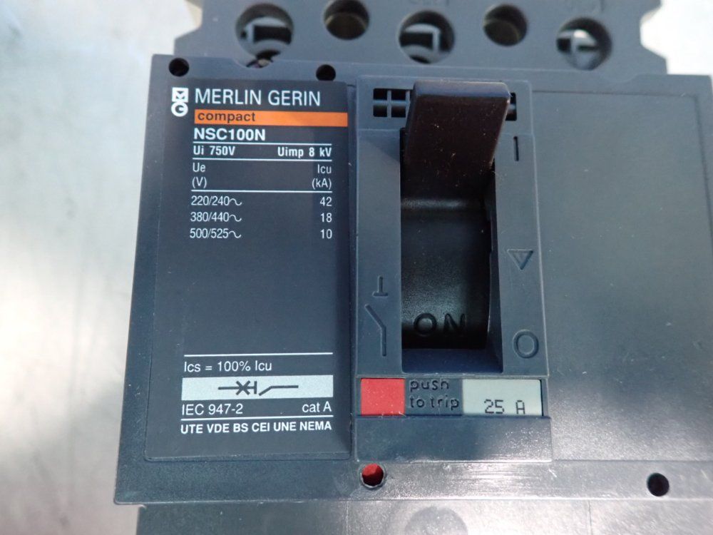 Merlin Gerin 100 Hp Compact Ns Circuit Breaker - Nsc100n