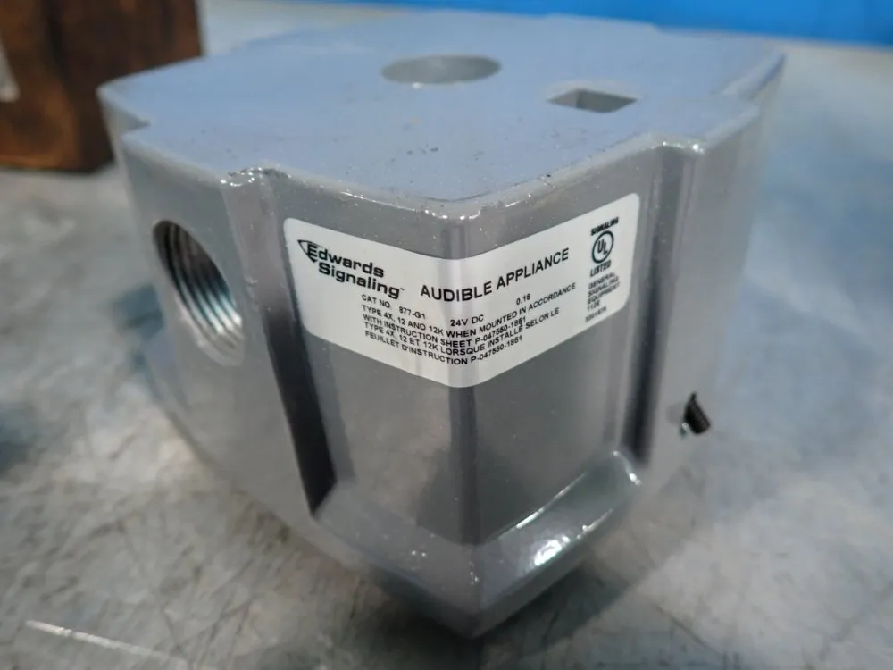 Edwards Signaling Weatherproof Horn - 877-g1