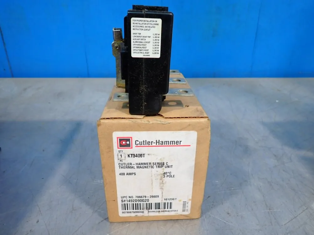 Cutler-hammer Series C Thermal Magnetic Trip Unit - Kt3400t