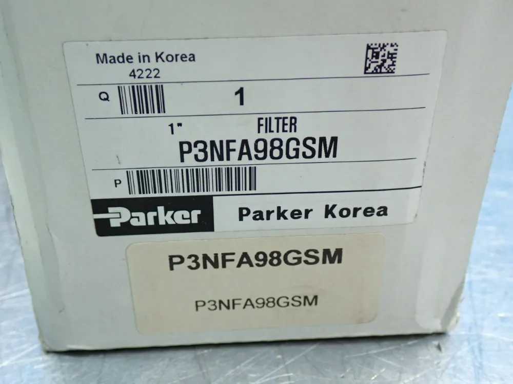 Parker P3nf-series Current Engineering Level Coalescing Filter - P3nfa98gsm