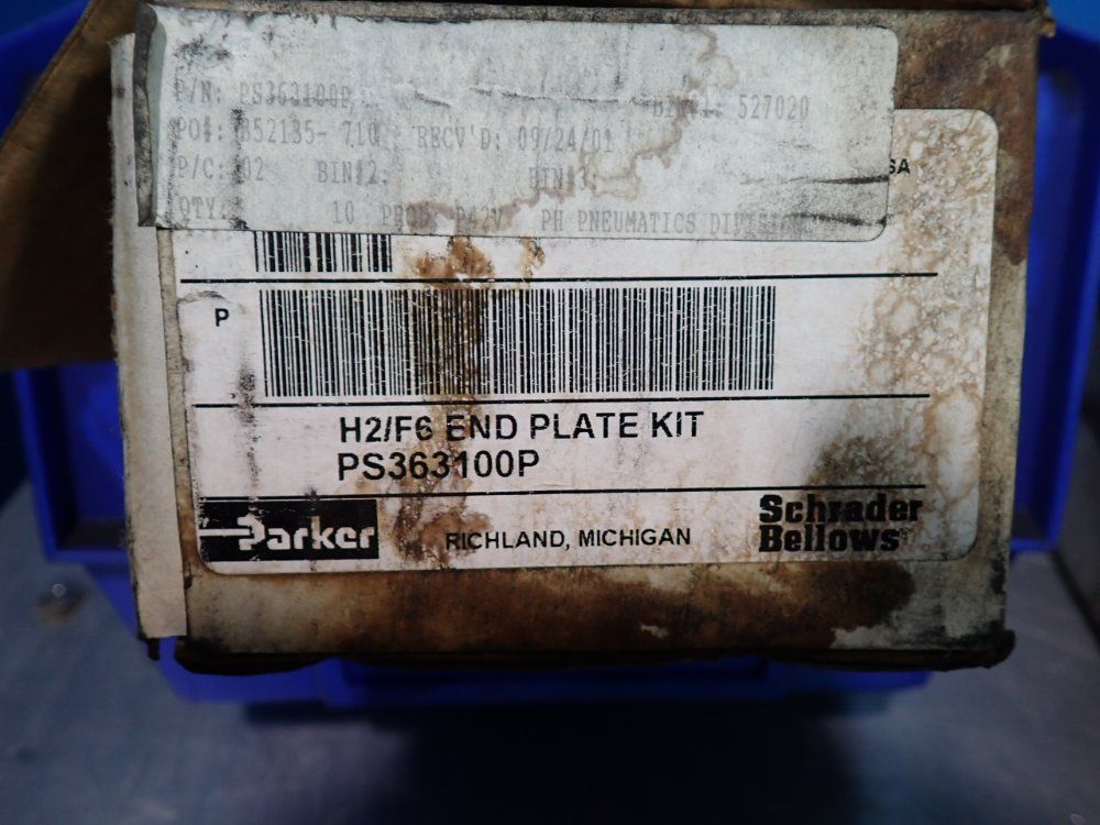 Parker H2/f6 End Plate Kits - Ps363100p