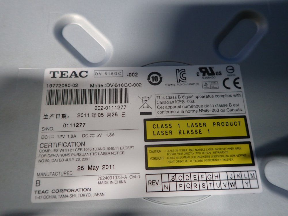 Teac Dvd-rom Drive - Dv-516gc-002