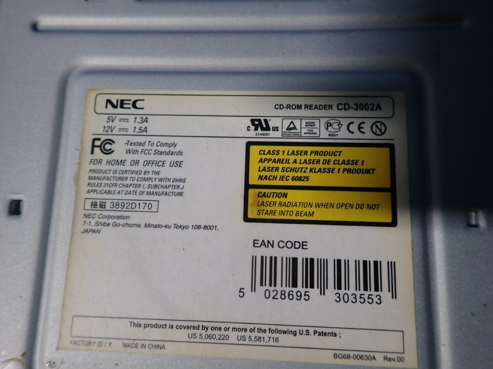Nec Cd-rom Reader - Cd-3002a