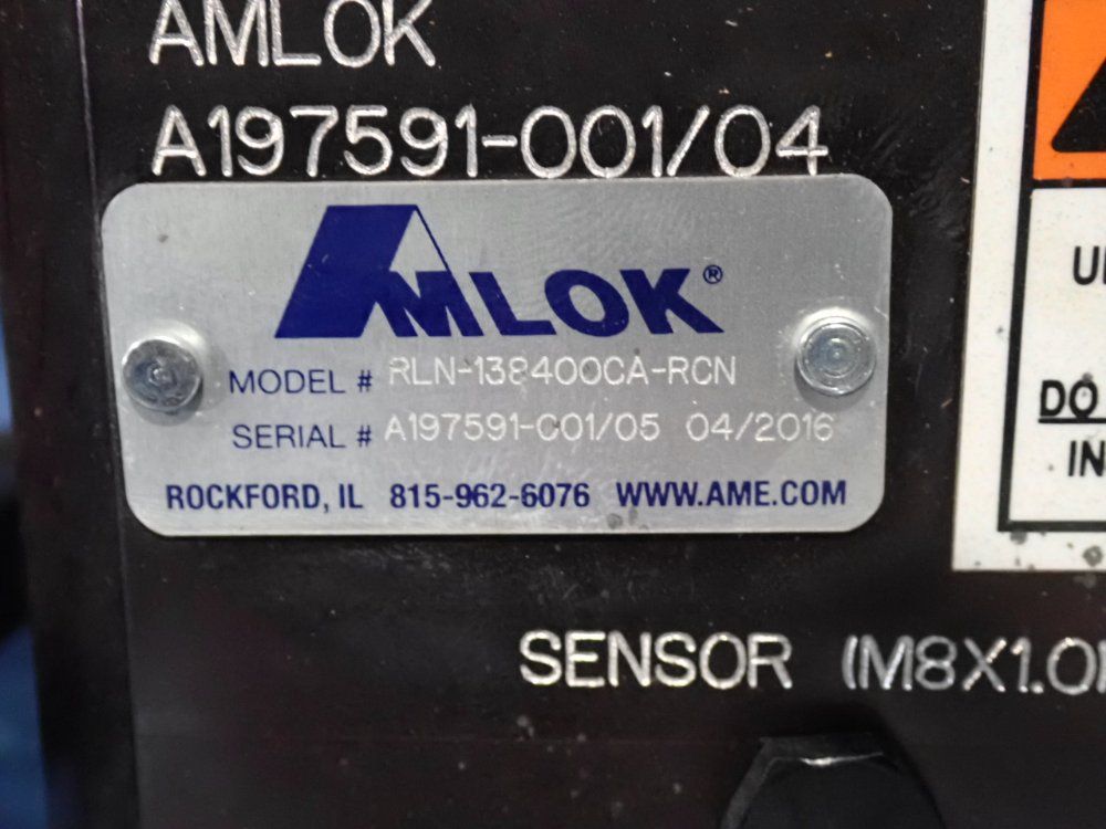 Amlok Pneumatic Rod Locks - Rln-138400ca-rcn