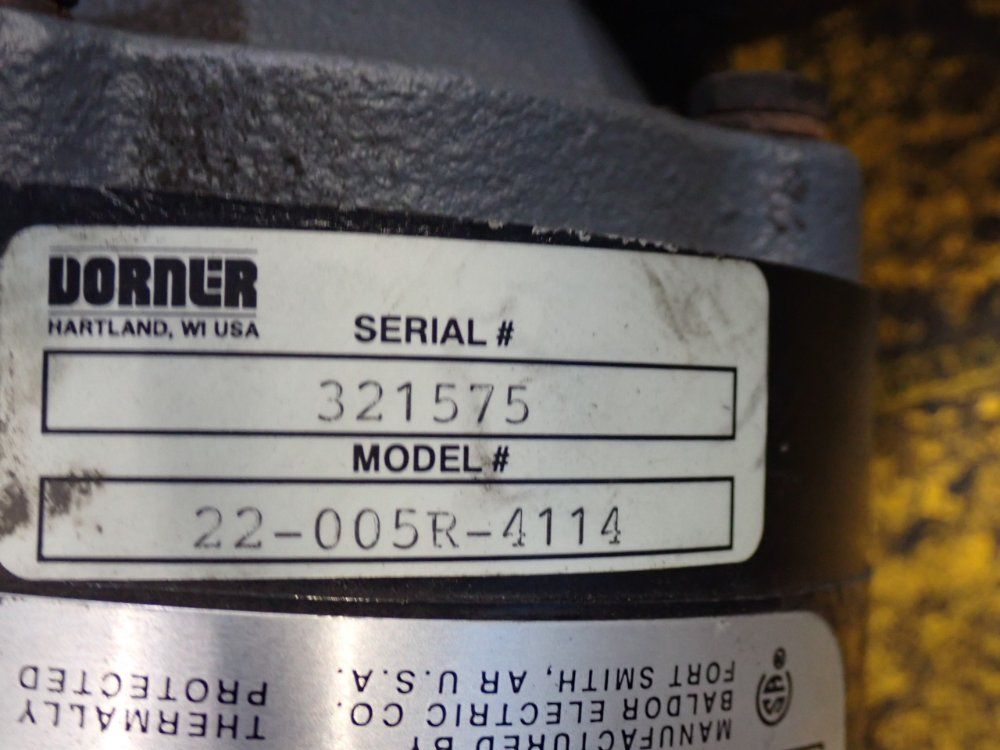 Dorner 1/4 Hp Gear Drive - 22-005r-4114
