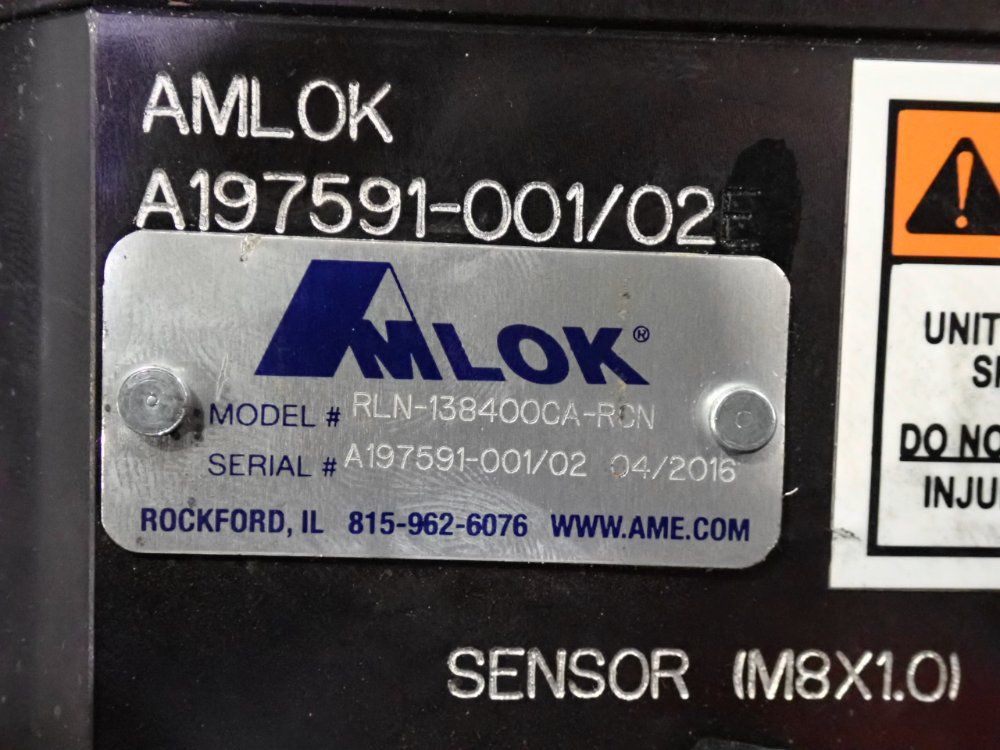 Amlok Pneumatic Rod Locks - Rln-138400ca-rcn