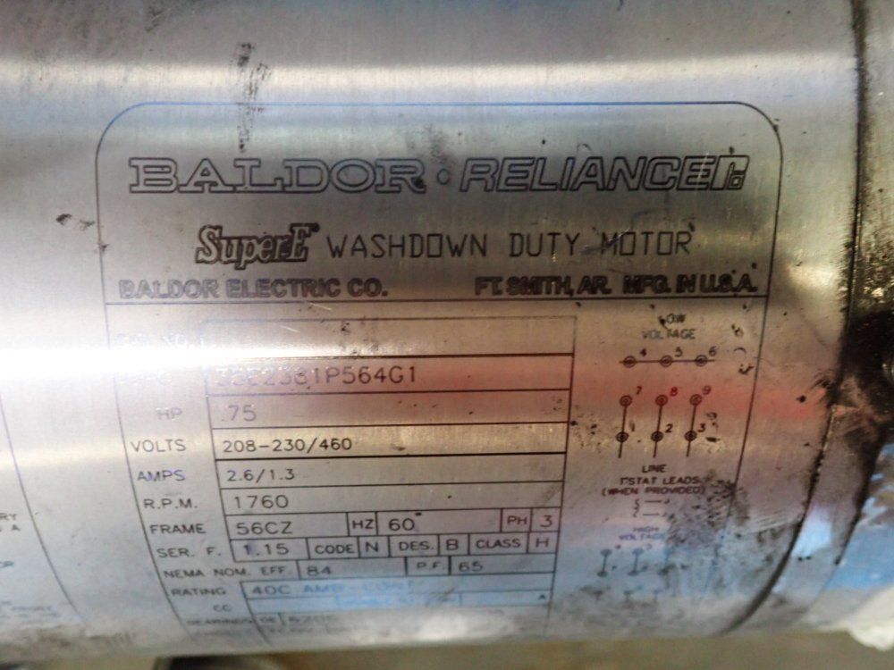 Baldor .75 Hp Super E Washdown Duty Motor - 35e2381p564g1