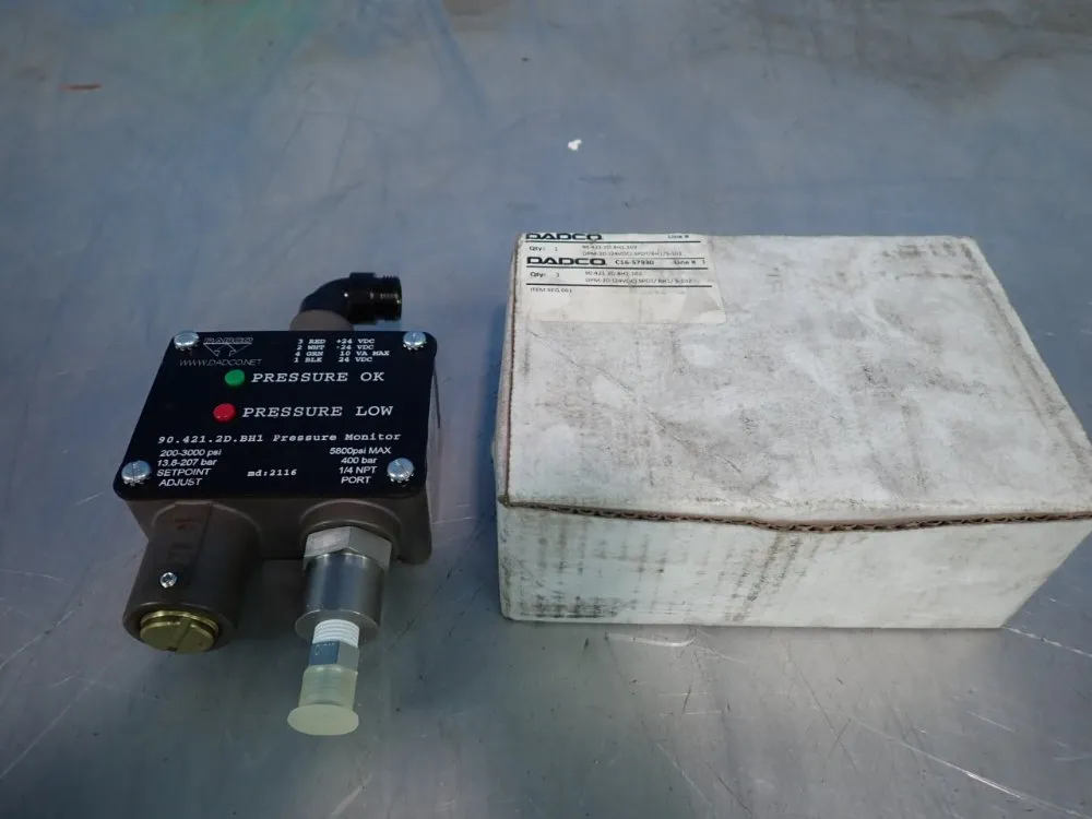 Barksdale 3000 Psi Pressure Switch - 9048-4-n