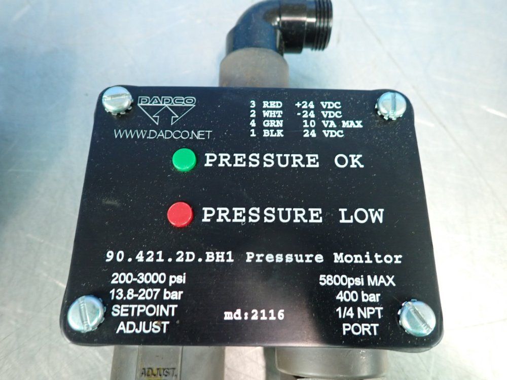 Barksdale 3000 Psi Pressure Switch - 9048-4-n
