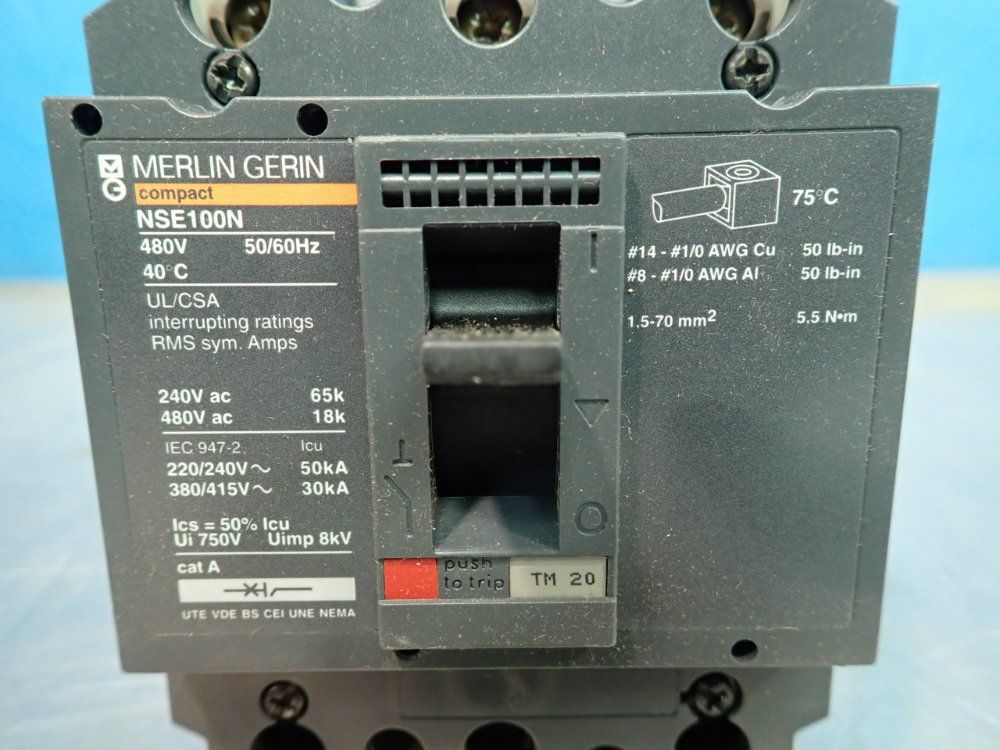 Merlin Gerlin Circuit Breaker - Nenl34020
