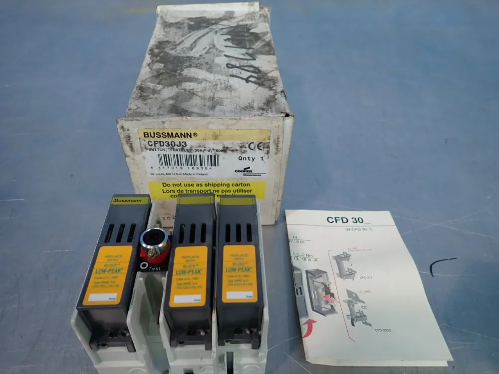 Bussman Disconnect Switch - Cfd30j3