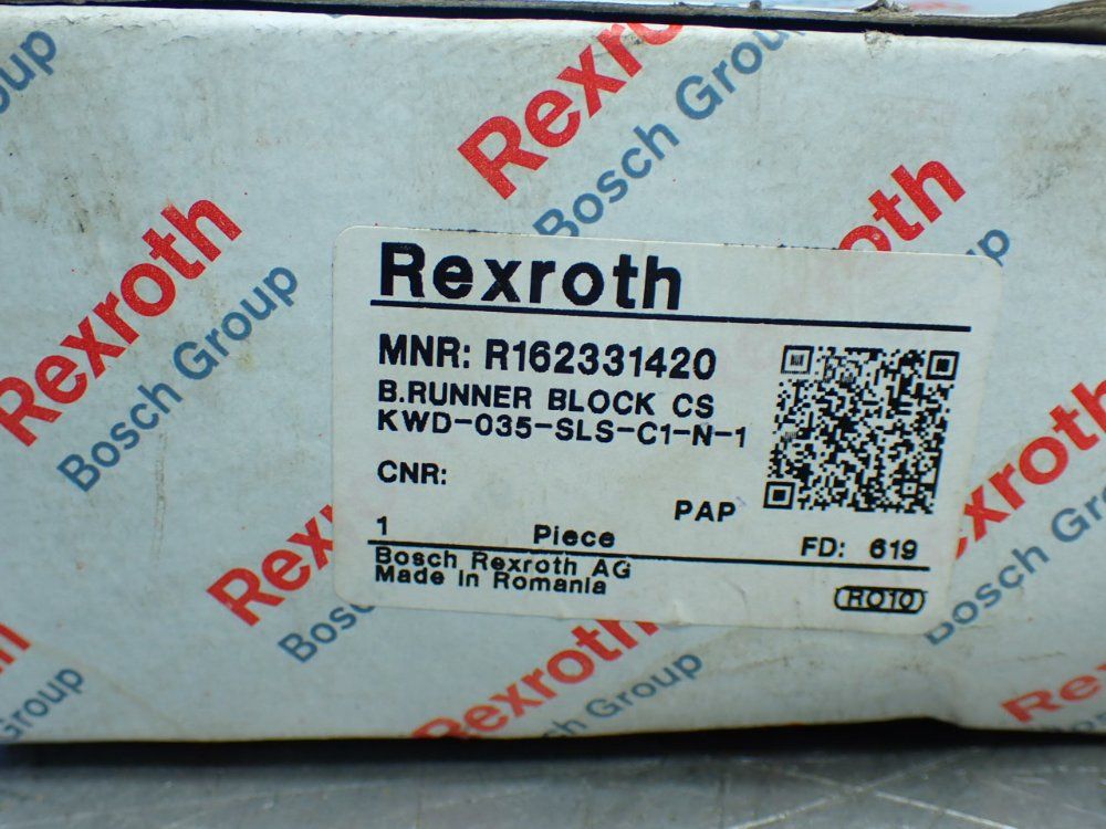 Rexroth Carbon Steel Ball Runner Block - R162331420