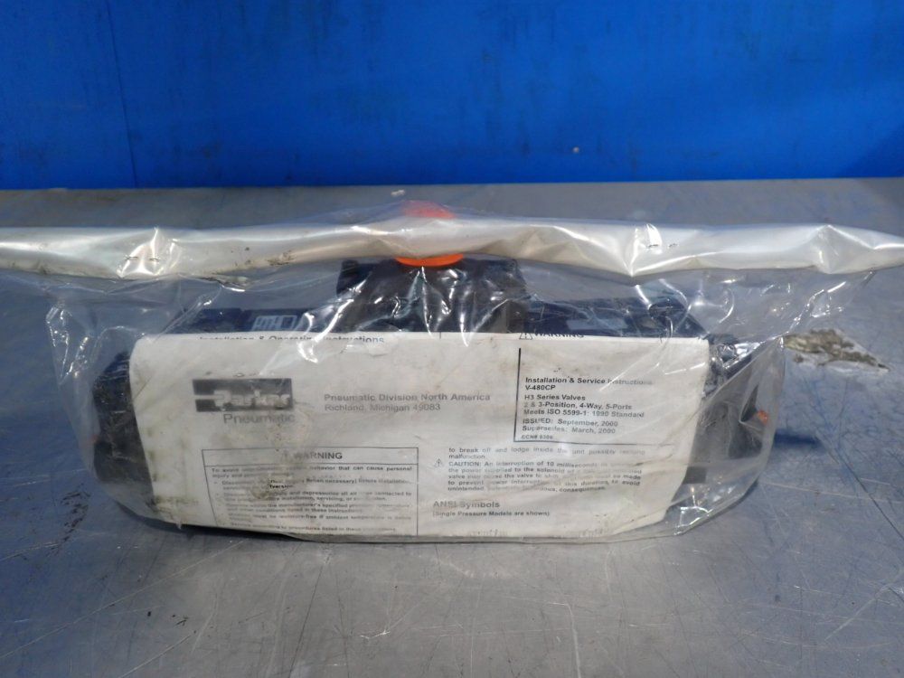 Parker 150 Psi Pneumatic Solenoid Control Valve - H35wxbg353000fa