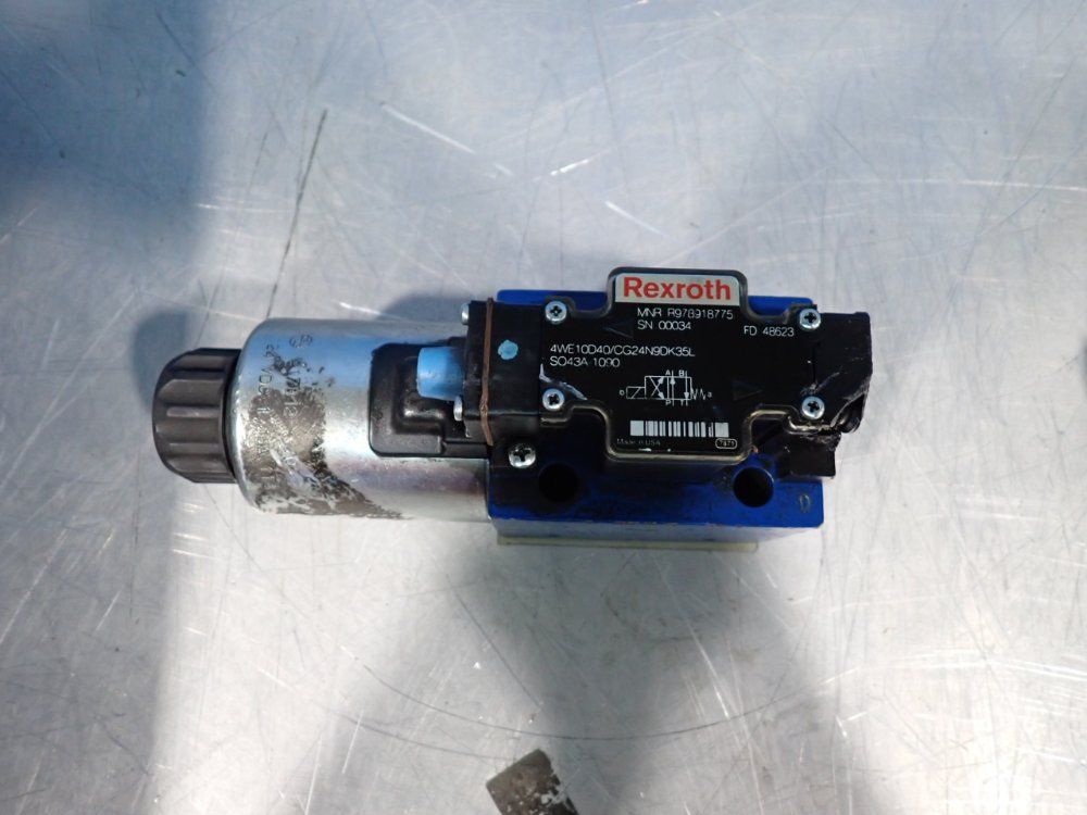 Rexroth Hydraulic Directional Solenoid Valve - 4we10d40/cg24n9dk35l