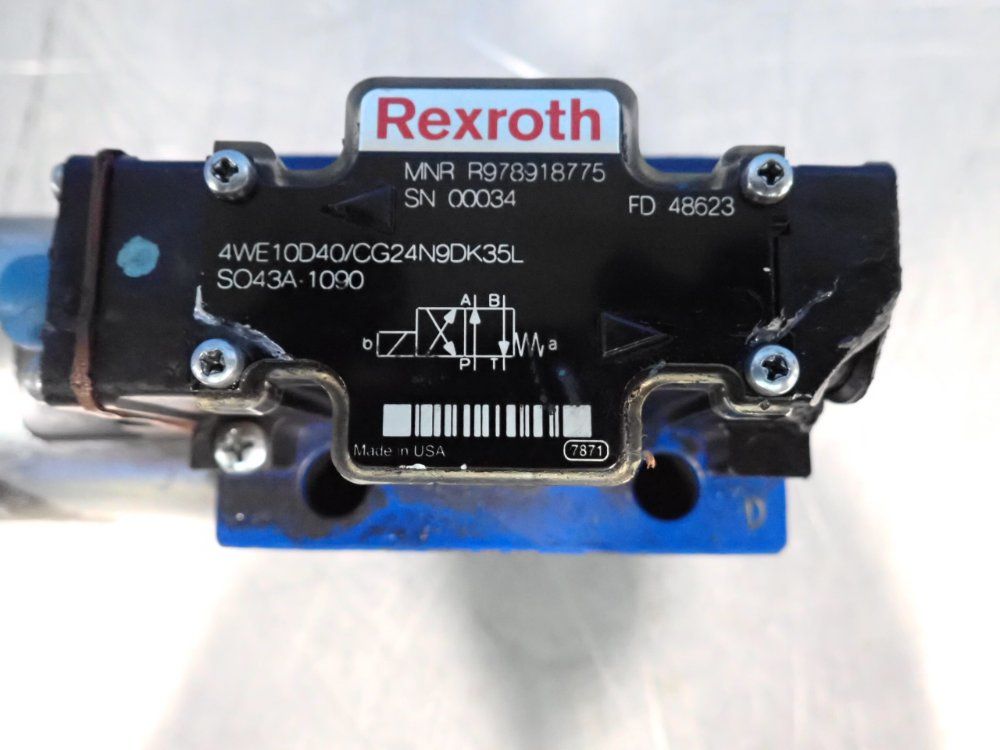 Rexroth Hydraulic Directional Solenoid Valve - 4we10d40/cg24n9dk35l