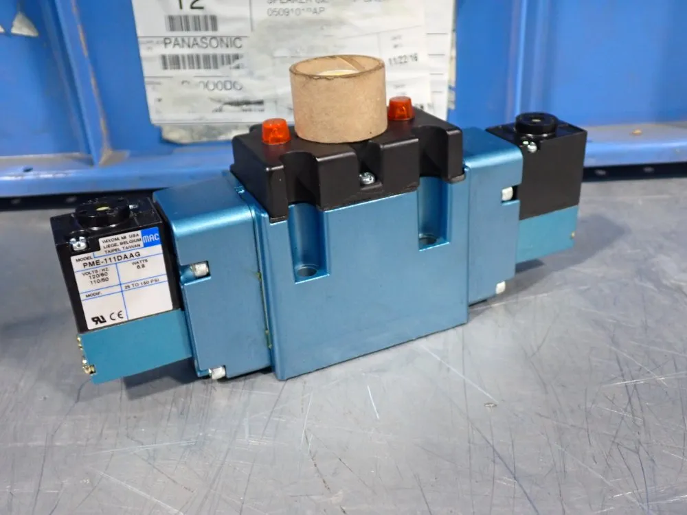 Mac Valves 150 Psi Pneumatic Solenoid Valves - Mv-a2b-a211-pm-111da
