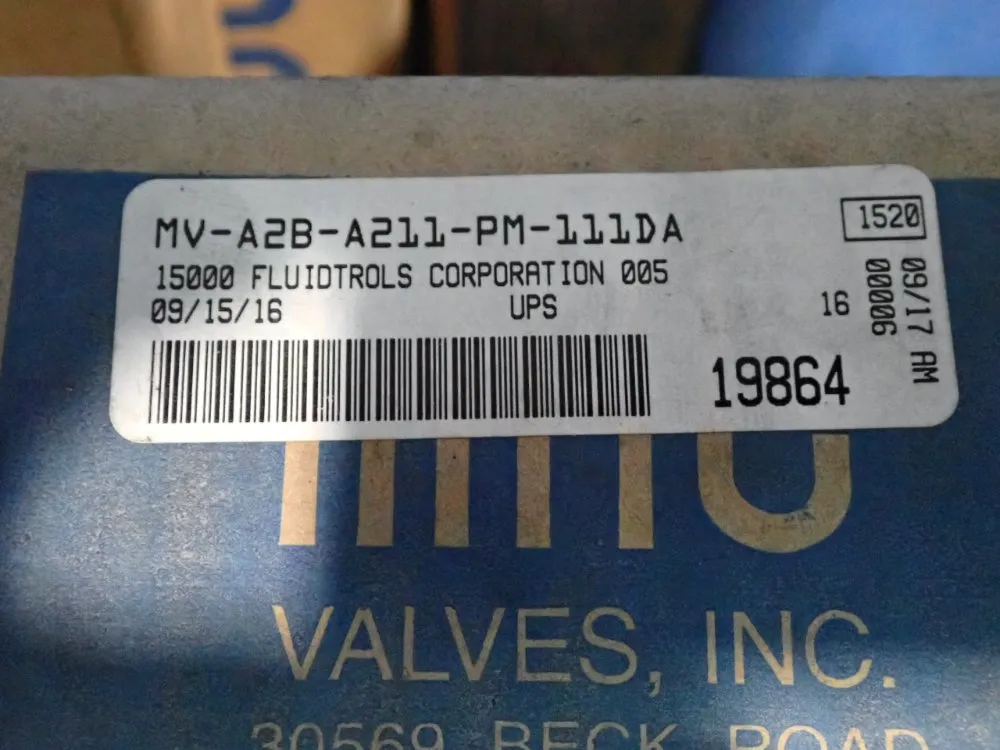 Mac Valves 150 Psi Pneumatic Solenoid Valves - Mv-a2b-a211-pm-111da
