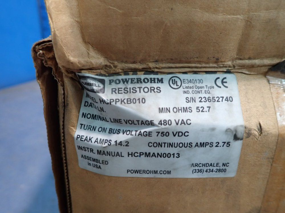 Hubbell Resistor Module - Hcppkb010