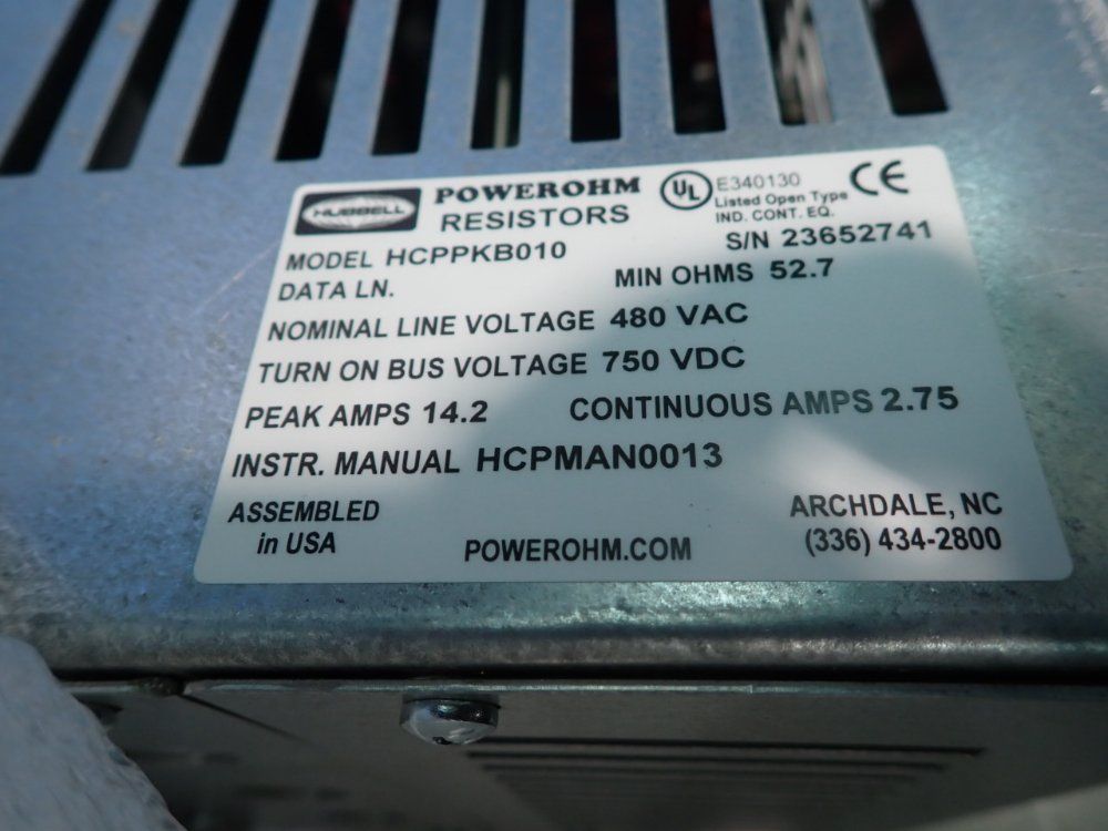 Hubbell Resistor Module - Hcppkb010