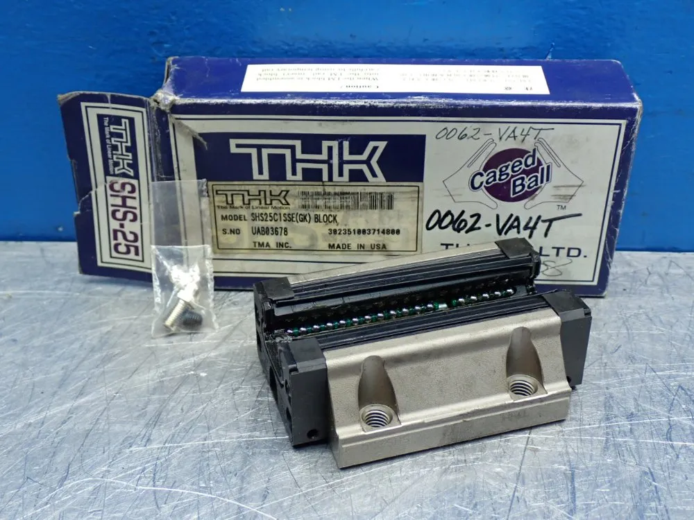 Thk Shs-c Series Linear Guide Caged Ball Carriage - Shs25c1ssegkblock