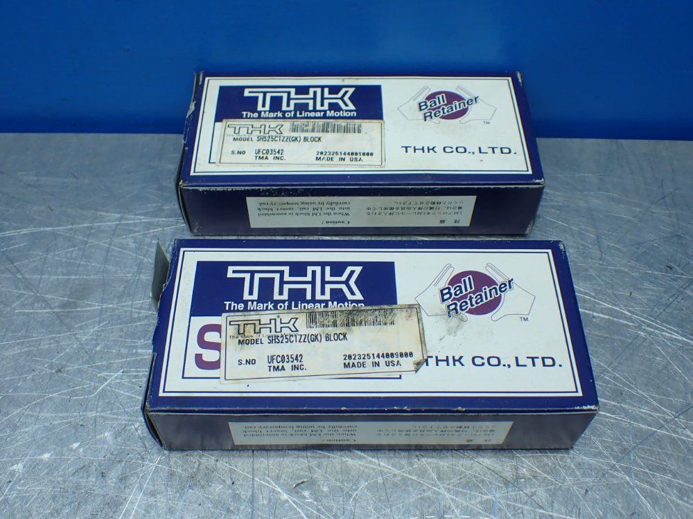 Thk 2 Linear Guide Blocks - Shs25c1zz(gk) Block