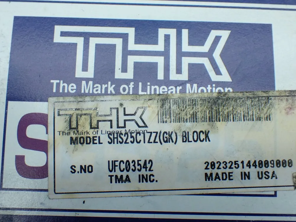 Thk 2 Linear Guide Blocks - Shs25c1zz(gk) Block